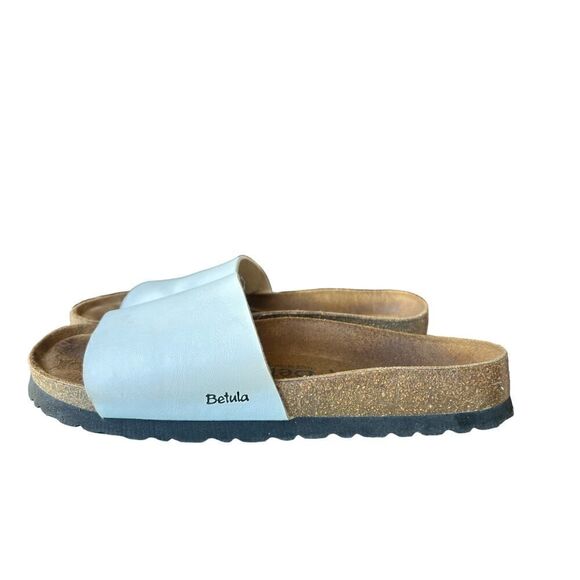 Betula Women’s Size 10.5 EU 41 White Birko-Flor Sandals - Picture 5 of 10